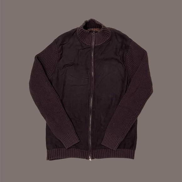 Y2K Perry Ellis Zip Up Sweater NWOT - Picture 1 of 3